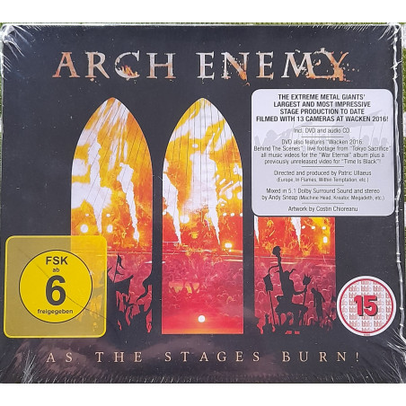 ARCH ENEMY – as the stages burn (ön kapak)