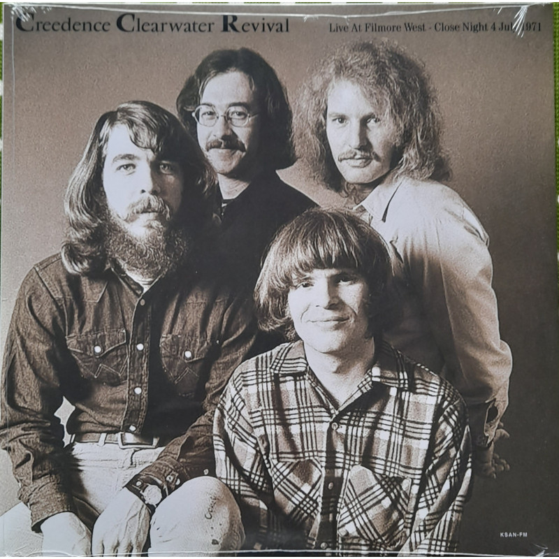 CREEDENCE CLEARWATER REVIVAL – Live At Filmore West  Close Night 4 July  1971               (ön kapak)