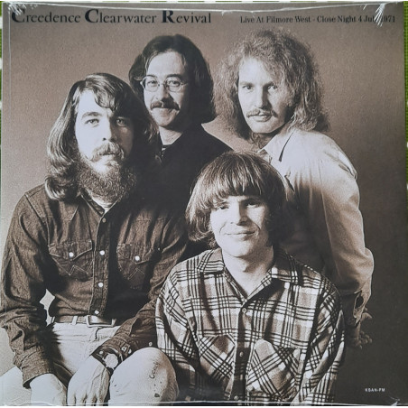 CREEDENCE CLEARWATER REVIVAL – Live At Filmore West  Close Night 4 July  1971               (ön kapak)