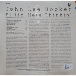 JOHN LEE HOOKER – Sittin’ Here Thinkin’    (arka kapak)