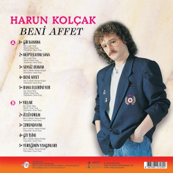 HARUN KOLÇAK – beni affet (kırmızı renkli plak)  (arka kapak)