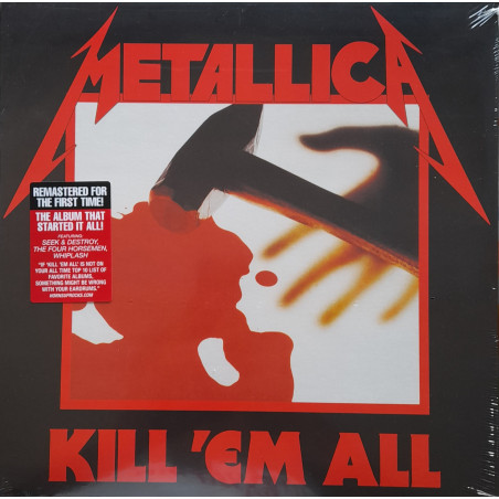 METALLICA – Kill ‘em All     (ön kapak)