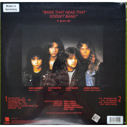 METALLICA – Kill ‘em All (Limited Edition JUMP IN THE FIRE ENGINE RED VINYL)  (arka kapak)