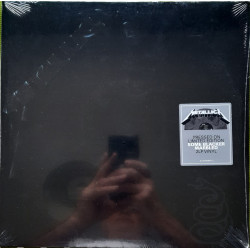 METALLICA – Metallica (Limited Edition SOME BLACKER MARBLED VINYL)    (ön kapak)