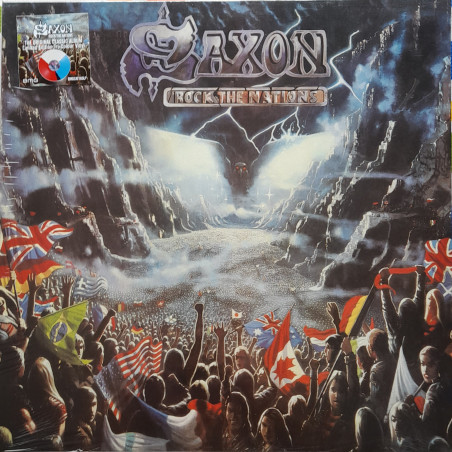 SAXON – Rock The Nations (Limited Edition TRI-COLOURED VINYL) (ön kapak)