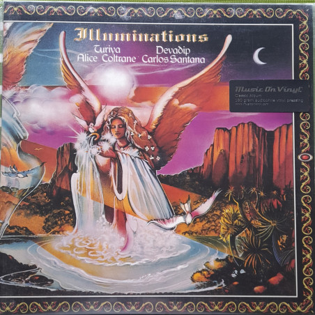 CARLOS SANTANA & ALICE COLTRANE - Illuminations  (ön kapak)