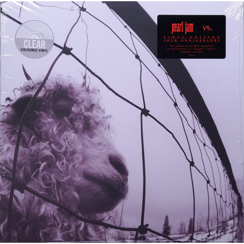 PEARL JAM – Vs (ön kapak)