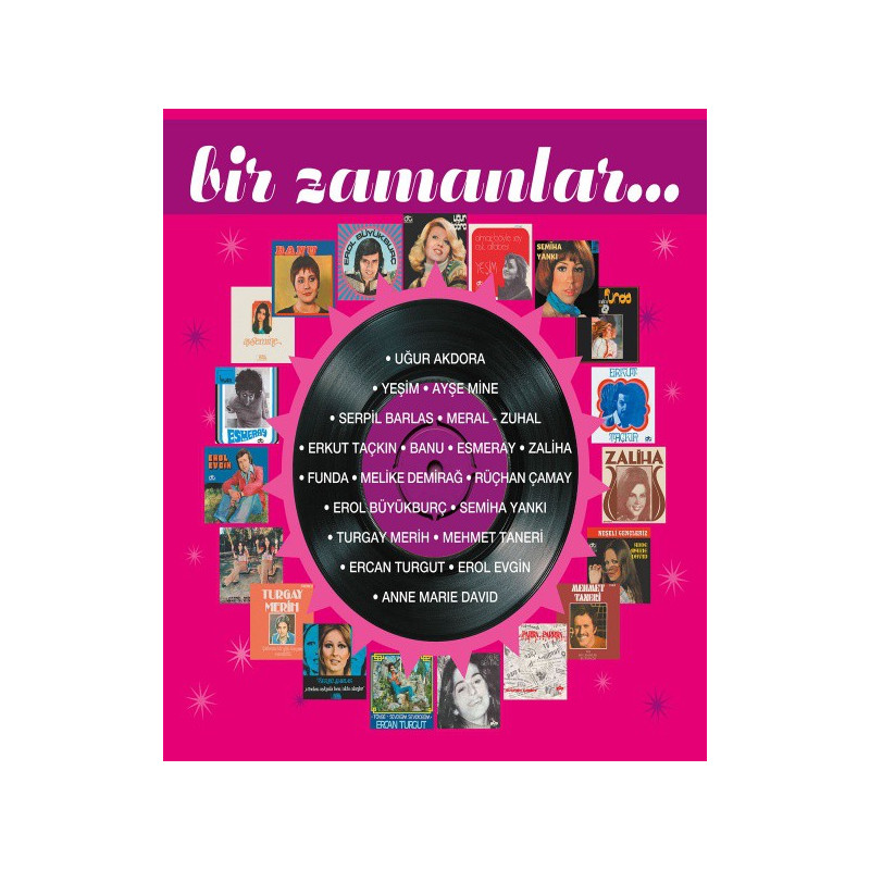 ÇEŞİTLİ SANATÇILAR – bir zamanlar-1   2LP   (ön kapak)
