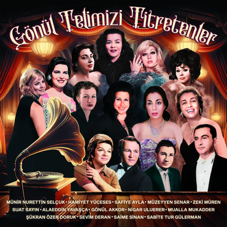 ÇEŞİTLİ SANATÇILAR – gönül telimizi titretenler    (ön kapak)
