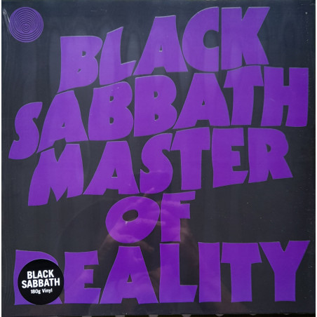 BLACK SABBATH – Master Of Reality (ön kapak)