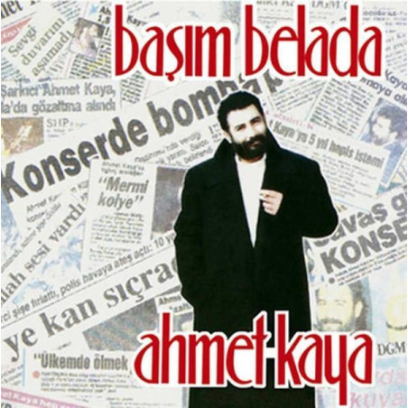 AHMET KAYA – başım belada   (ön kapak)