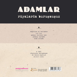 ADAMLAR – rüyalarda buruşmuşuz (arka kapak)