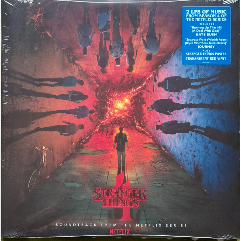 VARIOUS ARTISTS – Stranger Things (Season:4) (OST) (Limited Edition TRANSPARENT RED VINYL) 2LP