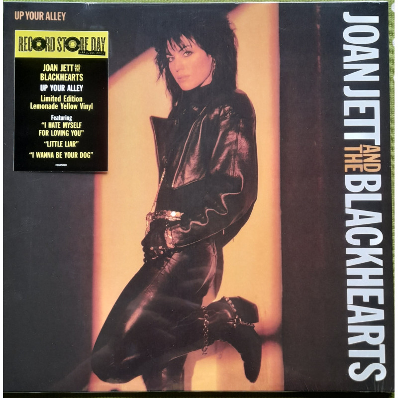 JOAN JETT & THE BLACKHEARTS – Up Your Alley (Limited Edition LEMONADE YELLOW VINYL)