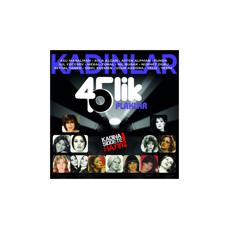 ÇEŞİTLİ SANATÇILAR –  45’lik plaklar/kadınlar (ön kapak)