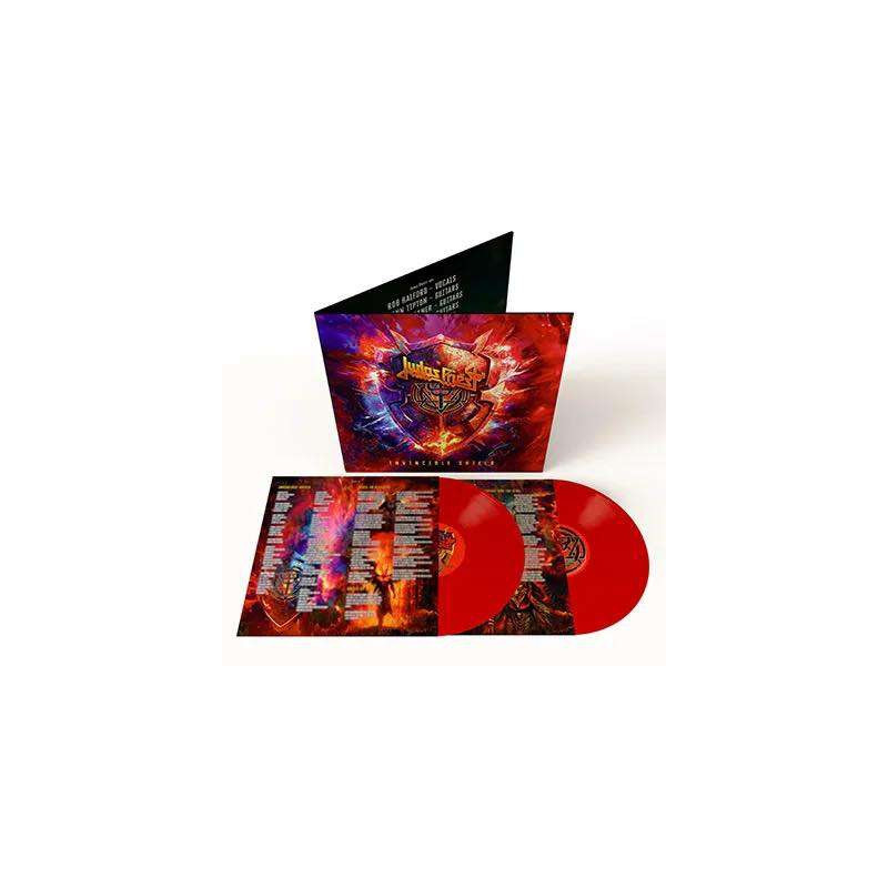JUDAS PRIEST – Invincible Shield (Limited  Edition  RED VINYL)  2LP
