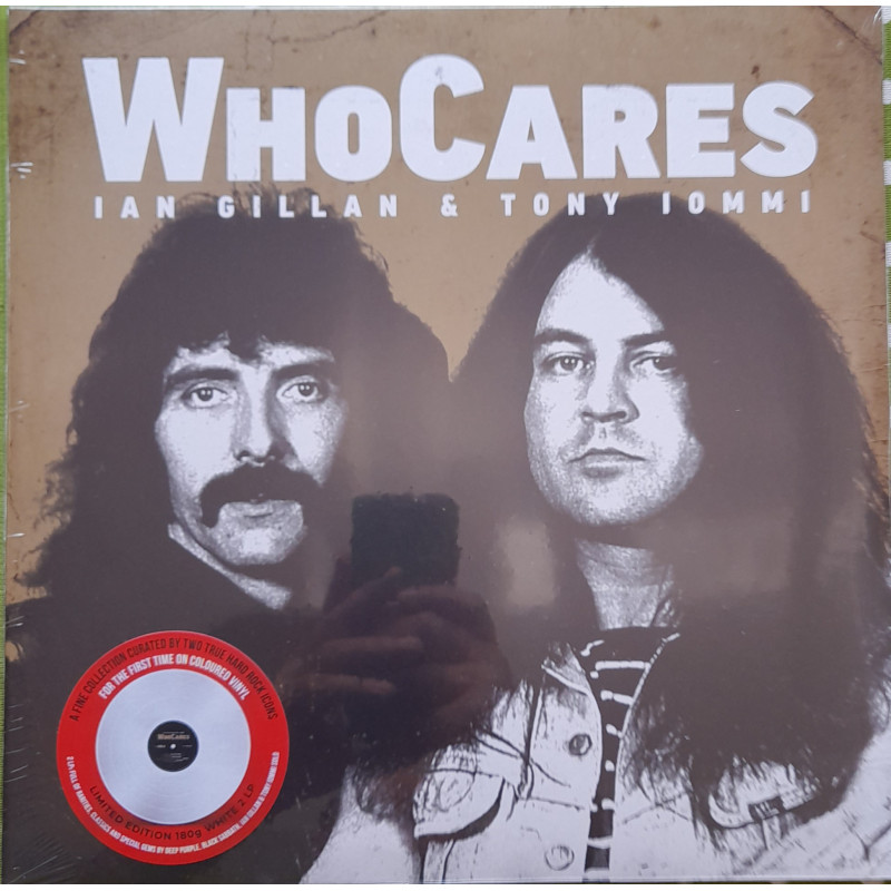 IAN GILLAN & TONY IOMMI - WhoCares (Limited Edition WHITE VINYL) 2LP