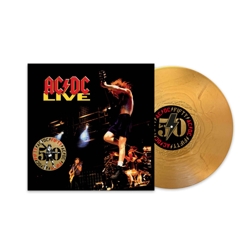AC/DC – Live (50th. Anniversary Special Edition  GOLD VINYL)  2LP