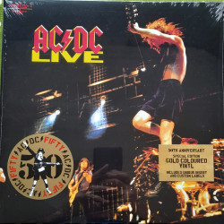 AC/DC – Live (50th. Anniversary Special Edition  GOLD VINYL)  2LP