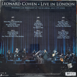 LEONARD COHEN – Live In London   3LP