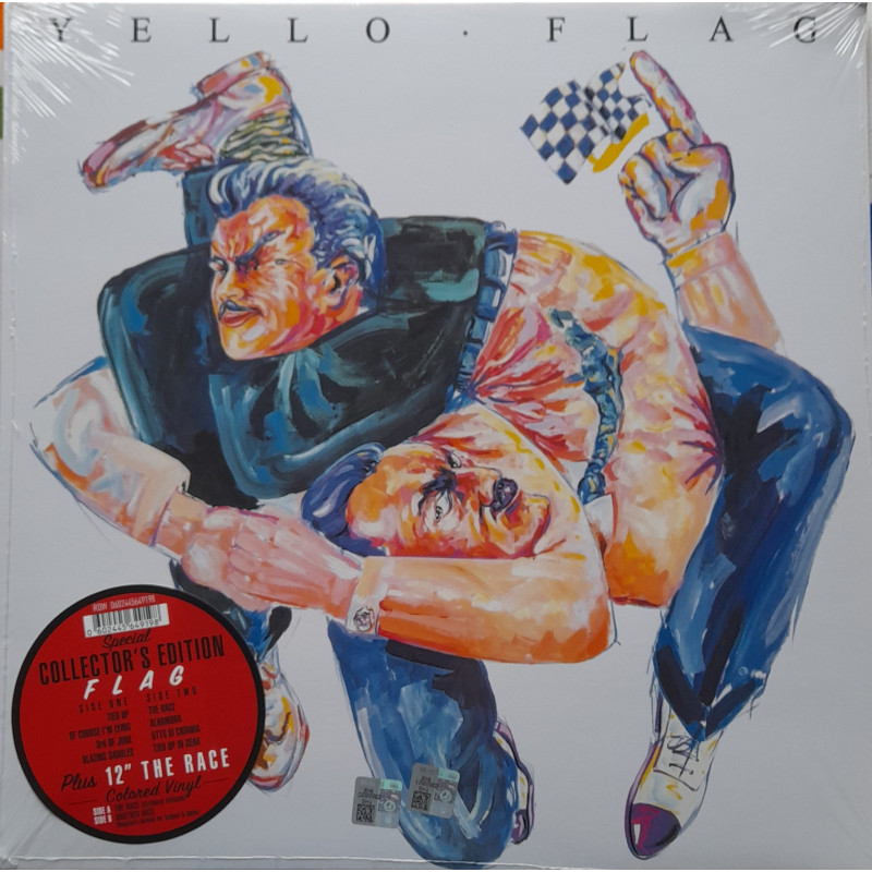 YELLO – Flag / The Race(Special Collector’s Edition LP + 12’’ 33RPM TRANSLUCENT RED VINYL)  2LP