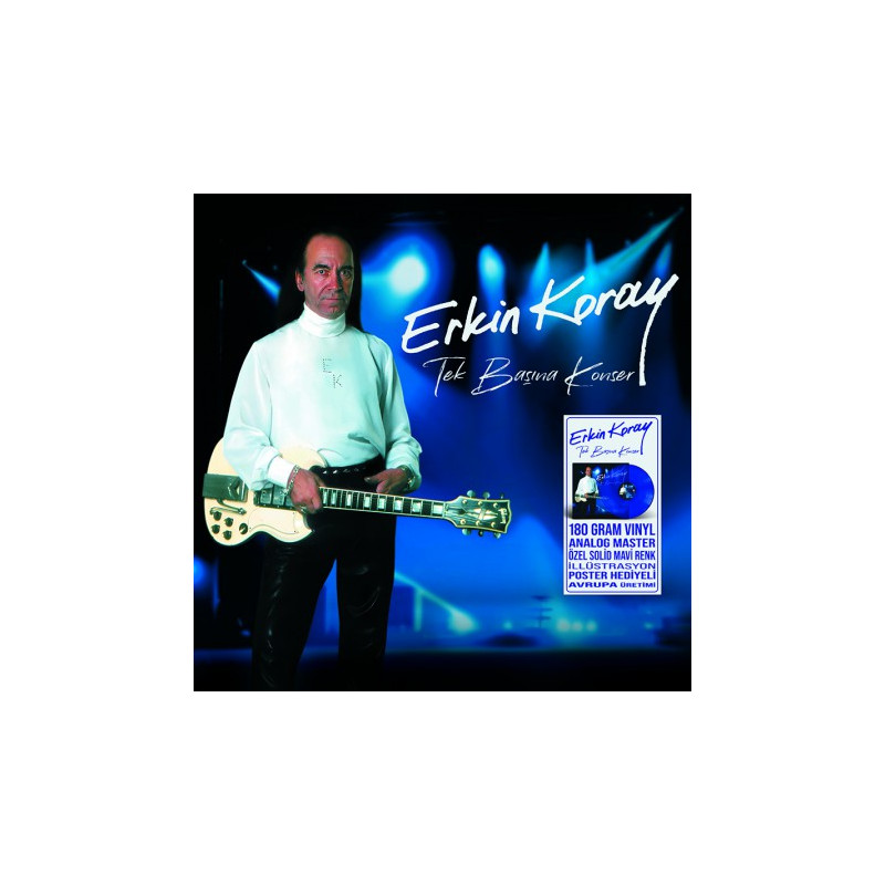 ERKİN KORAY – tek başına konser (mavi renkli plak)
