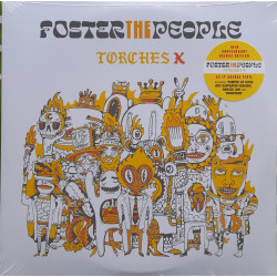 FOSTER THE PEOPLE – Torches X  (Deluxe Edition ORANGE VINYL)  2LP