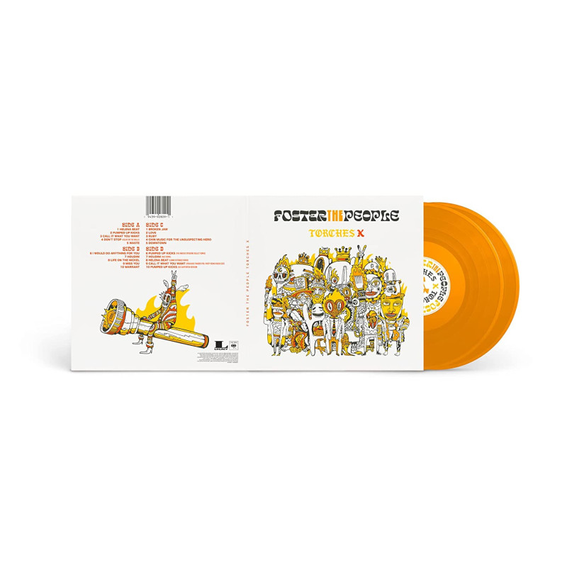 FOSTER THE PEOPLE – Torches X  (Deluxe Edition ORANGE VINYL)  2LP