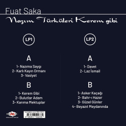FUAT SAKA – NAZIM TÜRKÜLERİ (KEREM GİBİ)   2LP