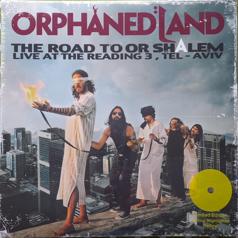 ORPHANED LAND – The Road To Or Shalem: Live At The Reading 3 Tel-Aviv (Limited edition YELLOW VINYL) 2LP