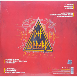 DEF LEPPARD – Hysteria Live (Limited Edition Crystal Clear Vinyl) 2LP