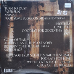 DEF LEPPARD & THE ROYAL PHIL.ORCH. – Drastic Symphonies (arka kapak)