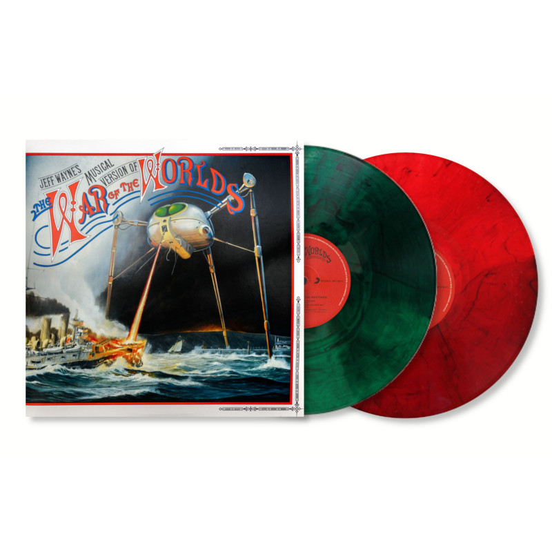 JEFF WAYNE – Jeff Wayne’s Musical Version Of The War Of The Worlds (Limited Edition MARTIAN GREEN & RED WEED VINYL) 2LP