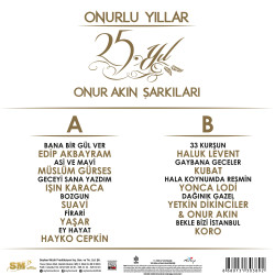 ONUR AKIN ŞARKILARI – ONURLU YILLAR 25.YIL