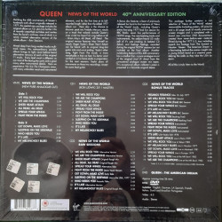 QUEEN – NEWS OF THE WORLD (40th. ANNIVERSARY EDITION) LP + 3CD + DVD  BOXSET
