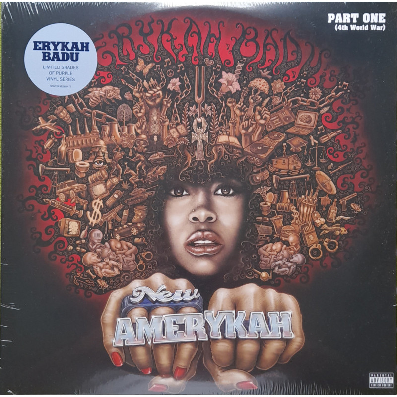 ERYKAH BADU – New Amerykah:Part One (4th World War) (ön kapak)