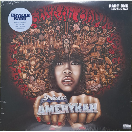 ERYKAH BADU – New Amerykah:Part One (4th World War) (ön kapak)
