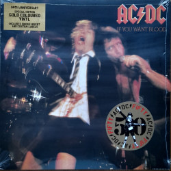 AC/DC – If You Want Blood, You’ve Got It (50th. Anniversary Special Edition  GOLD VINYL)