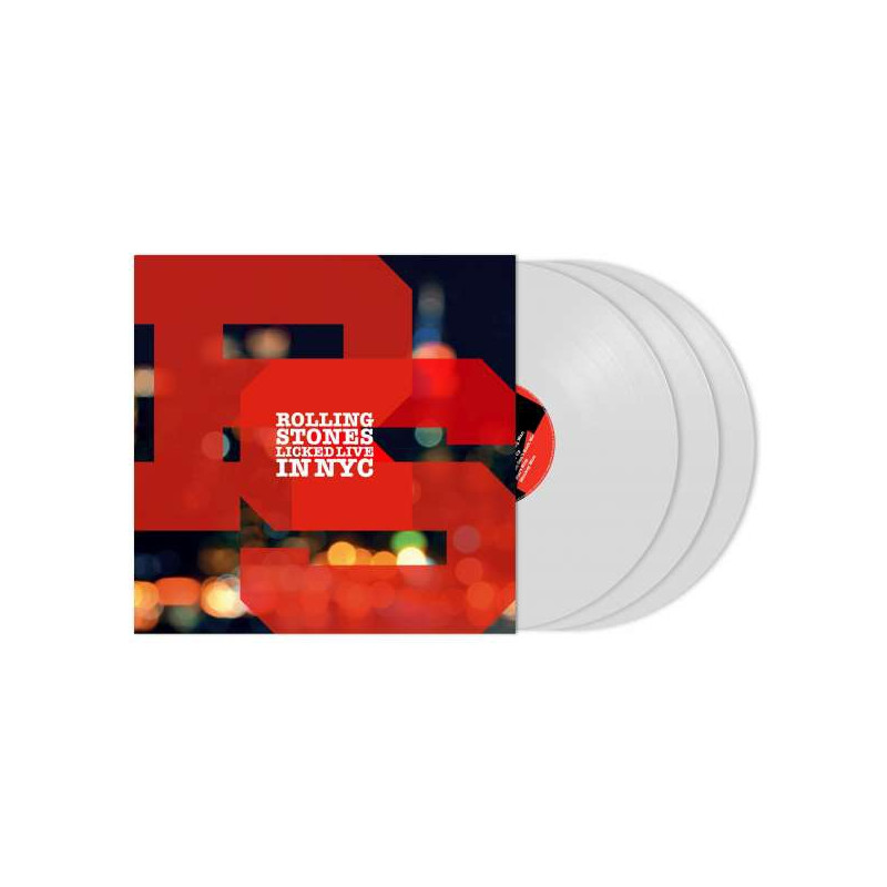 THE ROLLING STONES – Licked Live In NYC (Limited Edition WHITE VINYL)  3LP