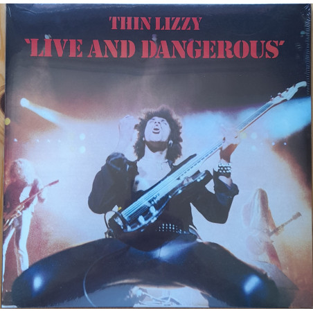 THIN LIZZY – Live & Dangerous (ön kapak)