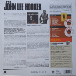 JOHN LEE HOOKER – I’m John Lee Hooker (Limited Edition Collector’s LP Series)