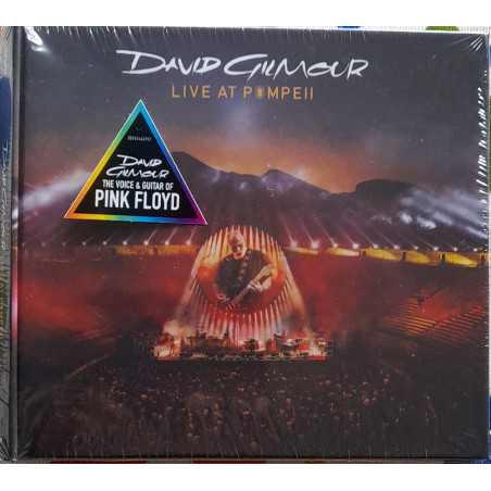 DAVID GILMOUR – live at pompeii   (ön kapak)