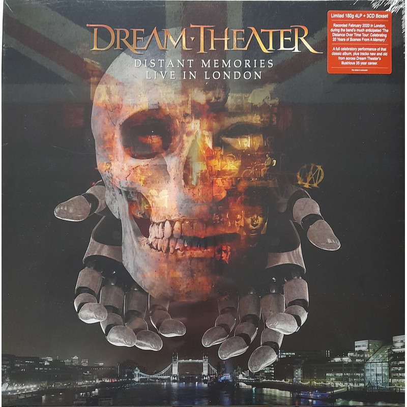 DREAM THEATER – Distant Memories:Live In London (LIMITED EDITION 4LP+3CD BOXSET)