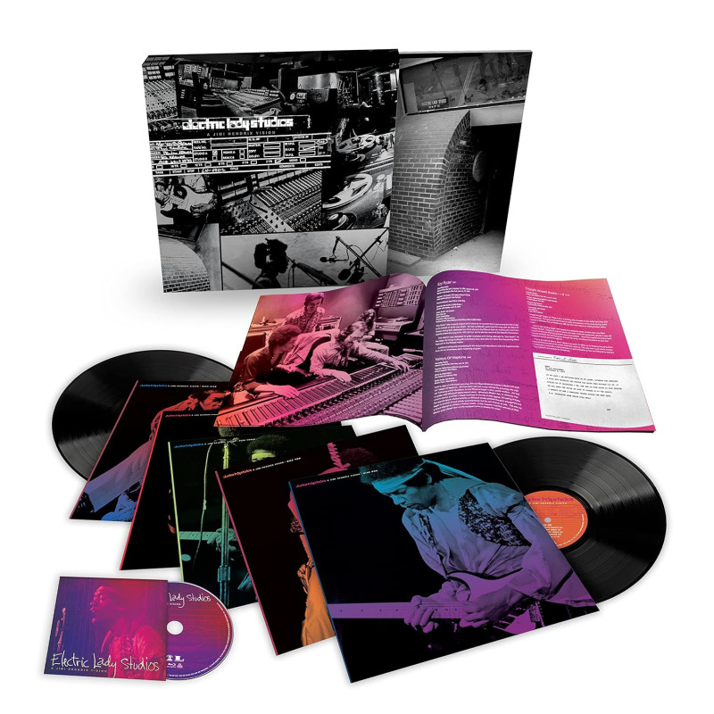JIMI HENDRIX – Electric Lady Studios:Jimi Hendrix Vision (LIMITED DELUXE EDITION BOXSET) 5LP+BLURAY