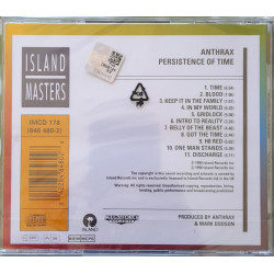 ANTHRAX – persistence of time