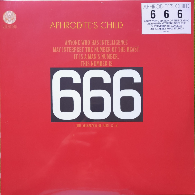 APHRODITE’S CHILD – 666 (The Apocalypse Of John 13/18)   2LP