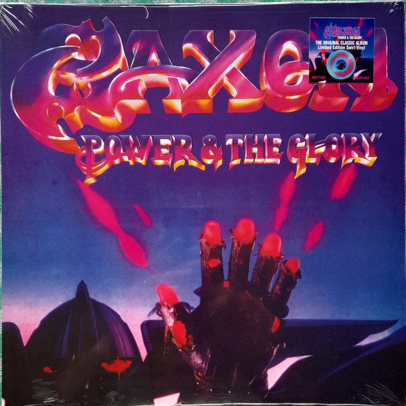 SAXON – Power & The Glory (Limited Edition BLUE / PURPLE SWIRL VINYL)