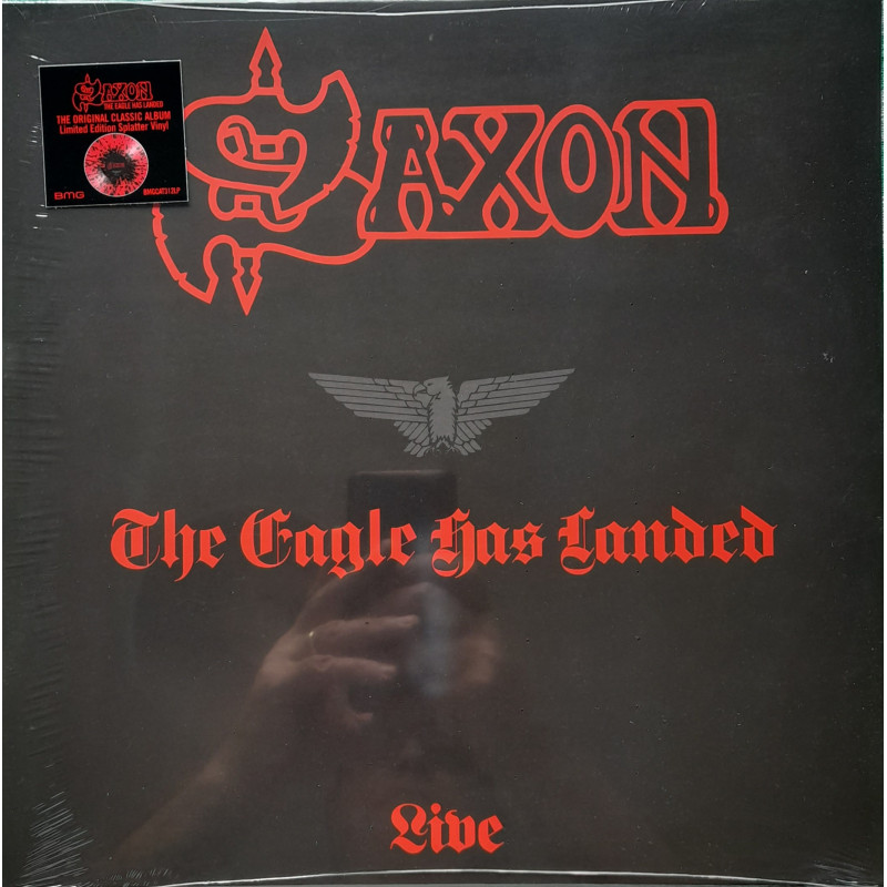 SAXON – The Eagle Has Landed:Live (Limited Edition RED & BLACK SPLATTER VINYL)