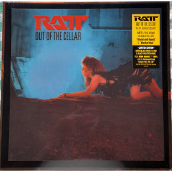 RATT – Out Of The Cellar (Limited Edition Lenticular Cover) RED & BLACK SPLATTER VINYL & NEON ORANGE 7’’ SINGLE