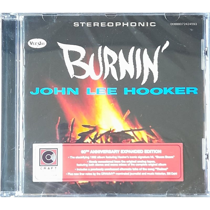JOHN LEE HOOKER – burnin’ (expanded edition) (ön kapak)